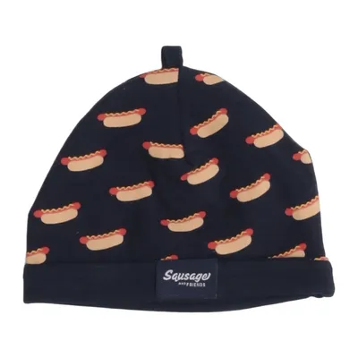 Beanie (Blue, Multicolored) from Sausage and Friends Cotton, Elastane