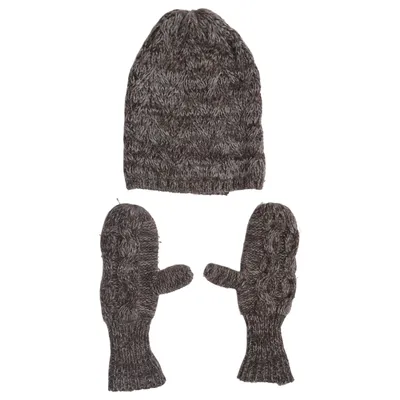 Accessory set (Brun, Grå, Hvid) fra Blaumax Kashmir, Polyamid, Viscose, Uld