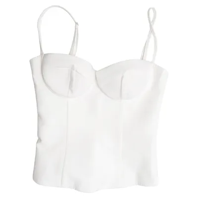 Bustier (Weiß) von Leau Elasthan, Polyester