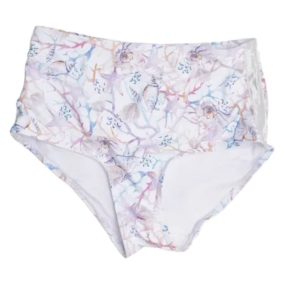 Bikiniunderdel (Vit, Flerfärgad) från Ellos Elastan, Polyester
