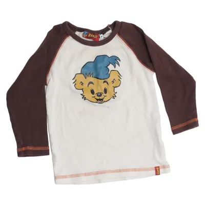 Baseballtröja (Vit, Brun, Blå, Gul) från Bamse