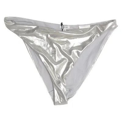 Bas de bikini (Argent) de H&M Studio Polyester, Élasthane