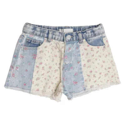 Jeansshorts (Blå, Beige, Flerfärgad) från Zara Bomull
