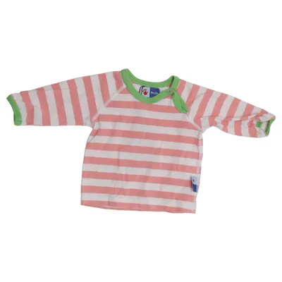 Långärmad t-shirt (Vit, Rosa) från Molo Bomull, Elastan