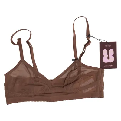 Brassière (Marron) de Understatement Élasthane, Polyamide