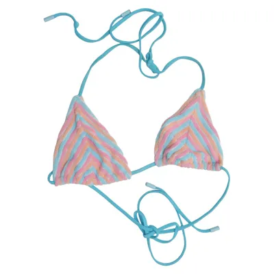 Bikiniöverdel (Blå, Rosa, Flerfärgad) från Triangl Elastan
