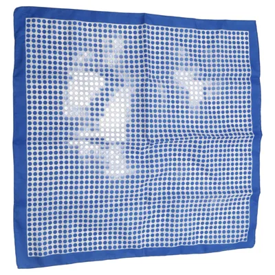 Mouchoir (Bleu, Blanc) de Alfred Keller Polyester