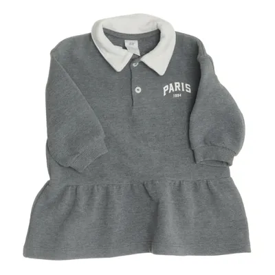 Klänning (Grå, Flerfärgad) från H&M Bomull, Polyester