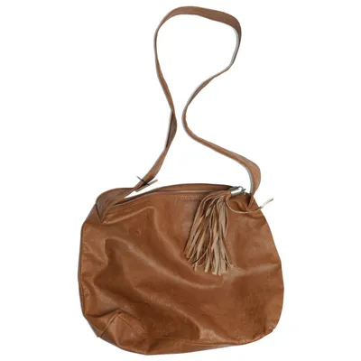 Axelremsväska (Brun) från KappAhl Bomull, Skinn