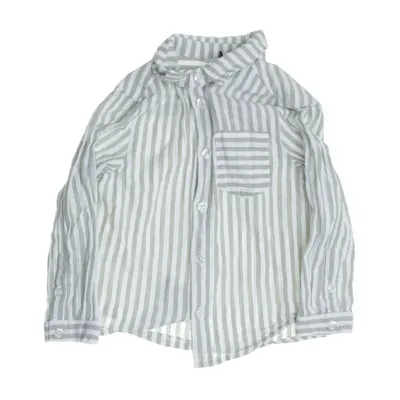 Skjorta (Grön, Vit) från Rikiki Bomull