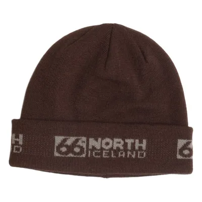 Beanie-Mütze (Braun) von 66 North Recyceltes Polyester, Wolle