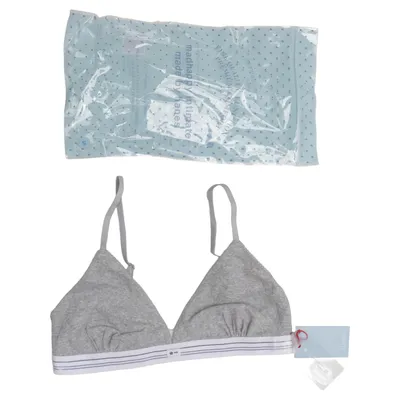 Bralette (Grau) von Hanes Baumwolle, Elasthan