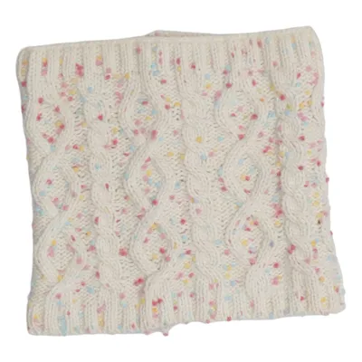 Tube scarf (White, Multicolored) from Angels Acrylic, Polyamide, Polyester