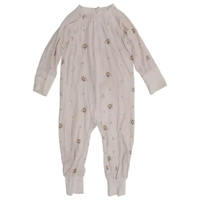 Sparkdräkt (Beige) från Geggamoja x Mrs Mighetto Bambu, Elastan, Ekologisk bomull