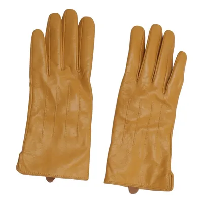 Läderhandskar (Gul)