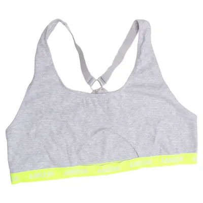 Sports bra (Gray, Yellow) from Amour