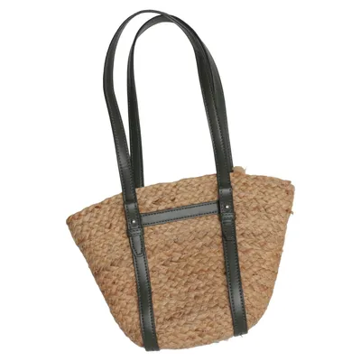 Beach bag (Brown, Green) from Zara Polyurethane