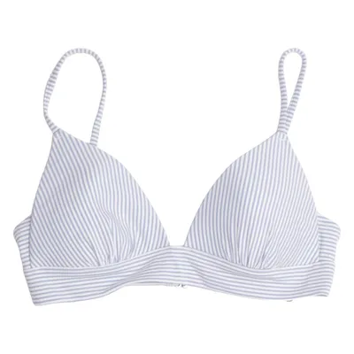 Bikiniöverdel (Blå, Vit) från H&M Elastan, Polyamid, Polyester