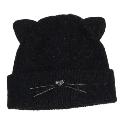 Beanie (Black) from H&M Acrylic, Elastane, Polyester