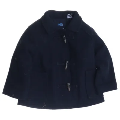 Jacket (Blue) from Zara Polyester, Wool