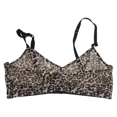 Bralette (Brown, Black) from Understatement Elastane, Polyamide