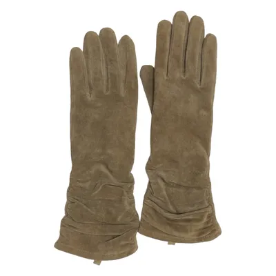 Läderhandskar (Beige) från Lindex Skinn