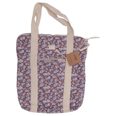 Tygpåse (Brun, Blå, Vit) från Juna Bomull