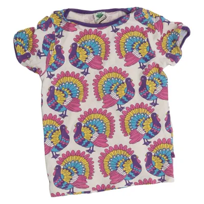 T-shirt (Flerfärgad) från Småfolk Bomull, Elastan, Modal