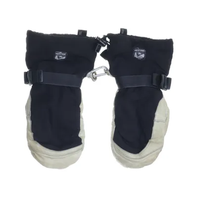 Mittens (Black, Beige) from Hestra Leather, Nylon, Polyester