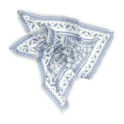 Scarf (Vit, Blå) från By Malina