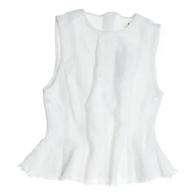 Topp (Structure Detail Denim Top) från NA-KD Bomull, Polyester