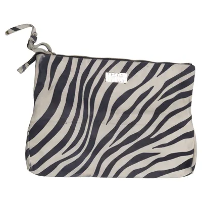 Clutchtaske (Sort, Hvid) fra Jimmy Choo for H&M Polyester, Ruskind