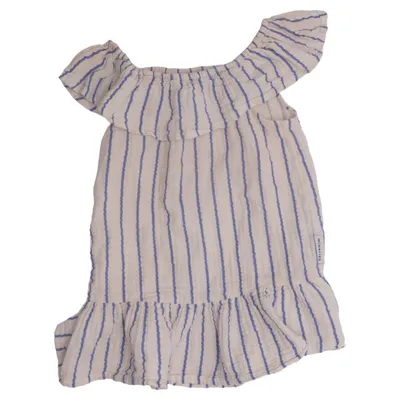 Klänning (Blå, Vit) från Minories Bomull