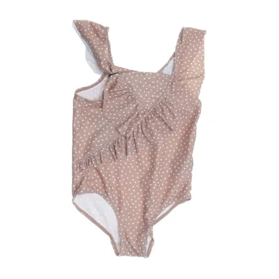 Baddräkt (Orange, Vit) från H&M Elastan, Polyester