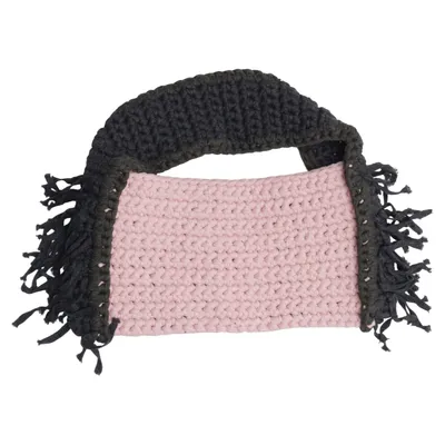 Handväska (Rosa, Svart)