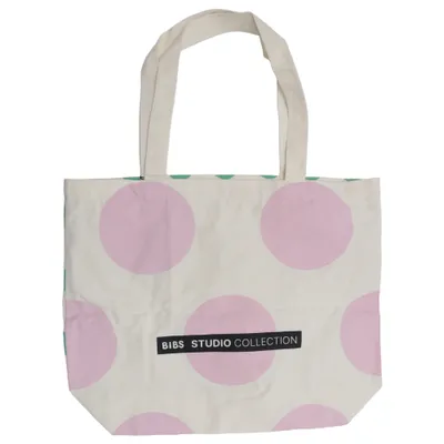 Sac en toile (Vert, Blanc) de Bibs