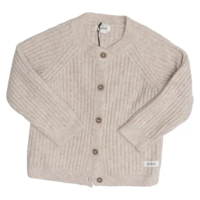 Cardigan (Beige) fra Newbie by KappAhl Akryl, Elastan, Polyamid, Polyester, Uld