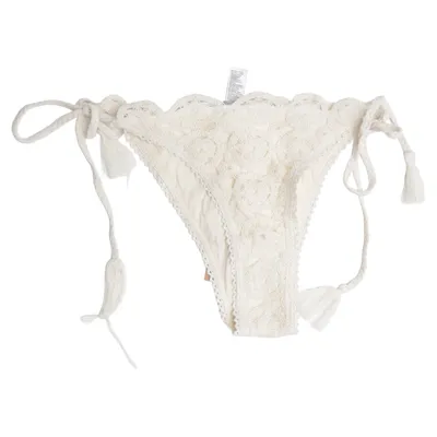 Bikiniunterteil (Weiß) von Monki Baumwolle
