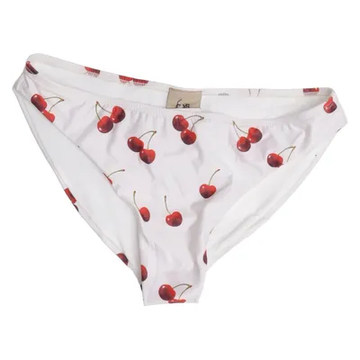 Bikini broekje (Wit, Rood) van Oas