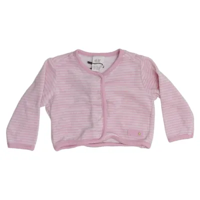 Cardigan (Pink, Hvid) fra H&M