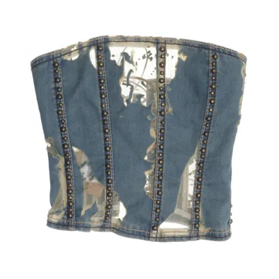Tube top (Blauw, Meerkleurig) van Jaded London
