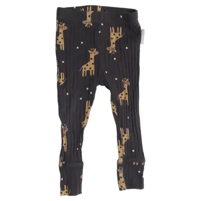Leggings (Grau, Gelb) von Minories Baumwolle, Elasthan