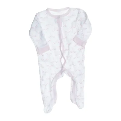 Sparkdräkt (Vit, Rosa) Bomull