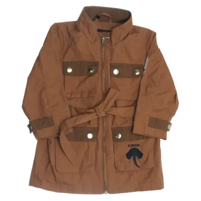 Parka (Brown) from Mini Rodini Polyester, Cotton