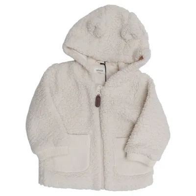 Fleecejacka (Beige) från Newbie by KappAhl Bomull, Polyester