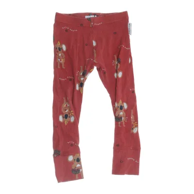 Leggings (Röd, Flerfärgad) från Minories Bomull, Elastan