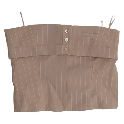 Kjol (Beige, Vit) från Zara Polyester