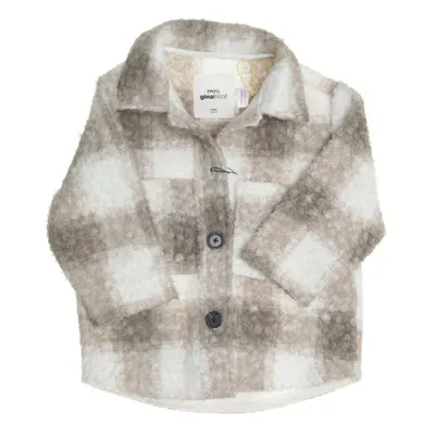 Jakke (Grå, Hvid) fra Mini Gina Tricot Polyester
