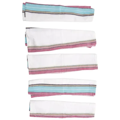 Kitchen towel (White, Blue, Multicolored) from Mimou Cotton