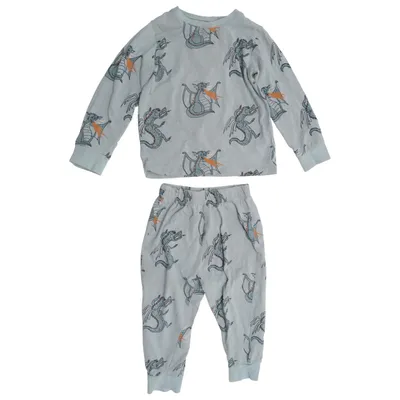 Pyjamasz (Blå) fra ICA I Love Eco Elastan, Økologisk bomuld